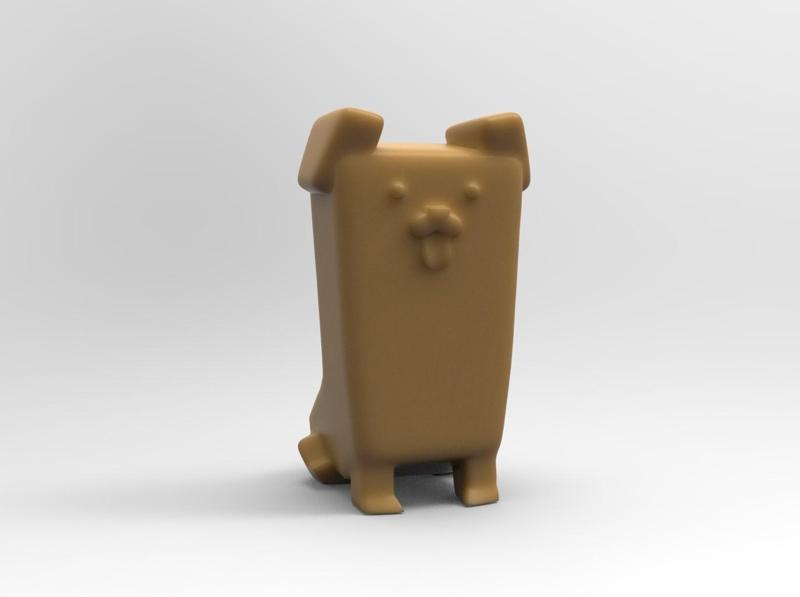 Un cane (a dog) seduto