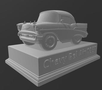 1957 Chevy Bel Air CARTOON COLLECTION CAR