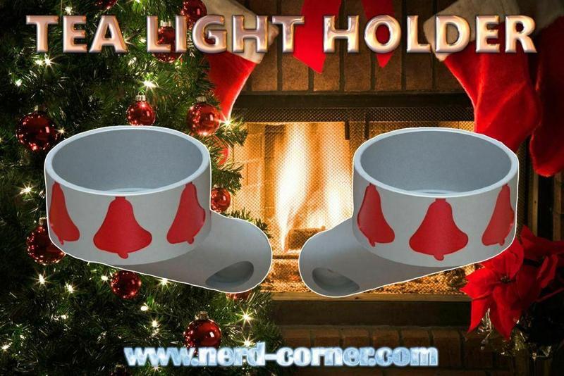 Tea light holder left right wall mount V1.3