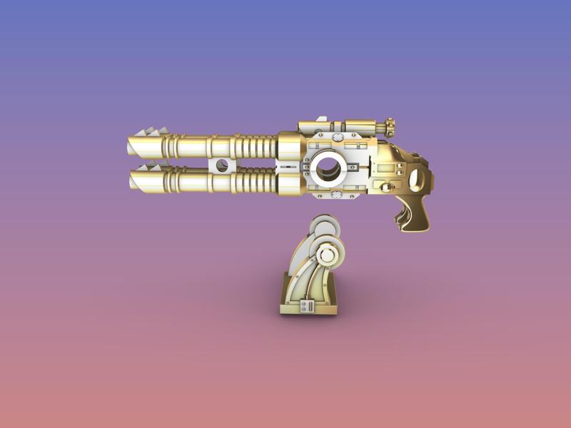 Laser Destroyer w Mount for Rapier Battery Land Raider etc