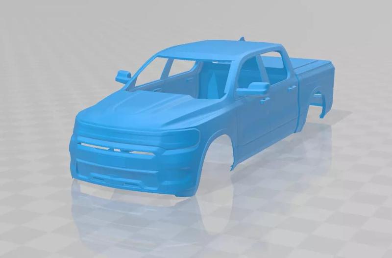RAM 1500 REV 2025 - Body Car STL Model