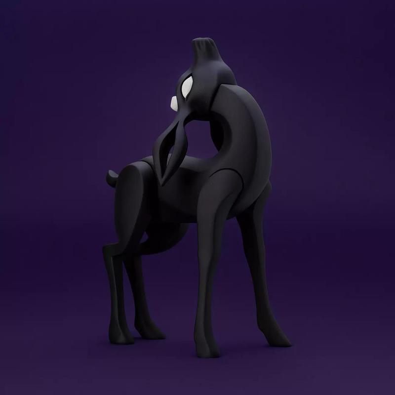 Deer Cervus Minimalist Ornament Decoration toy