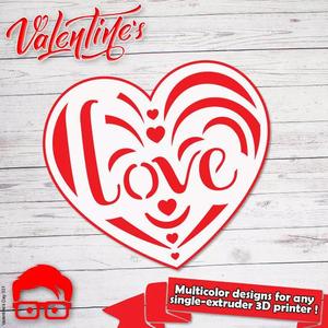 Valentines Day heart ornament gift for your loved one