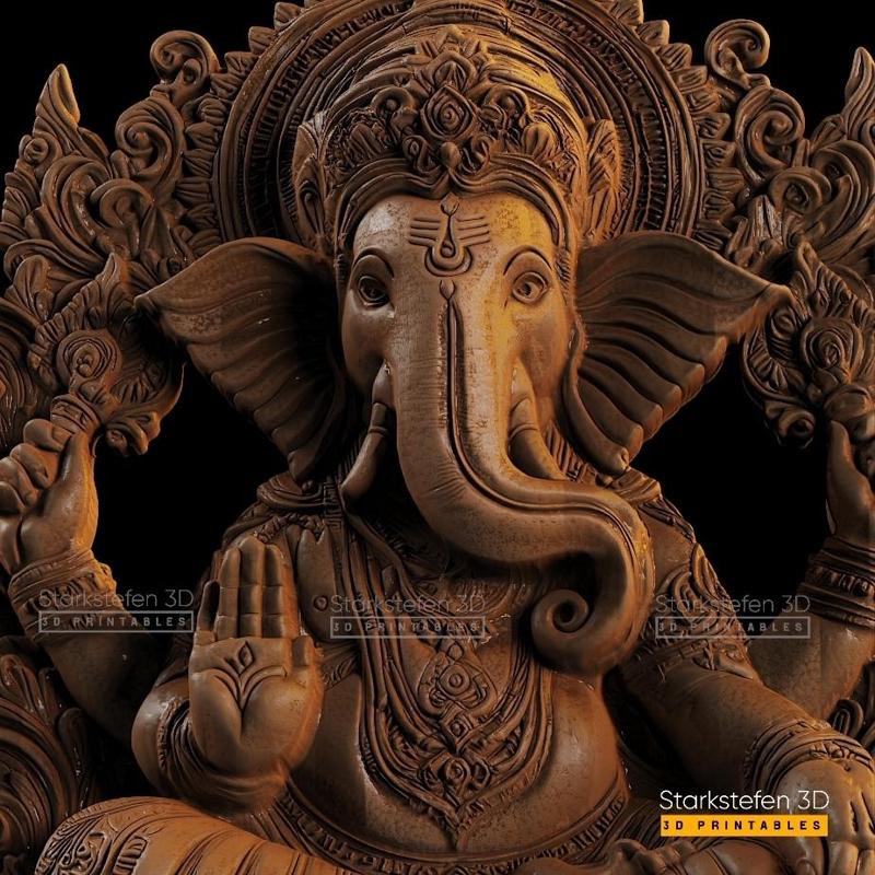 Hindu God Ganesha 3D stl file
