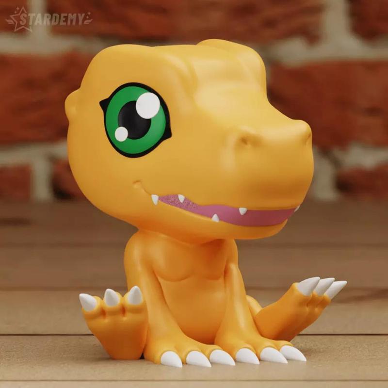 Agumon Chibi Cute 2 models Digimon Adventure