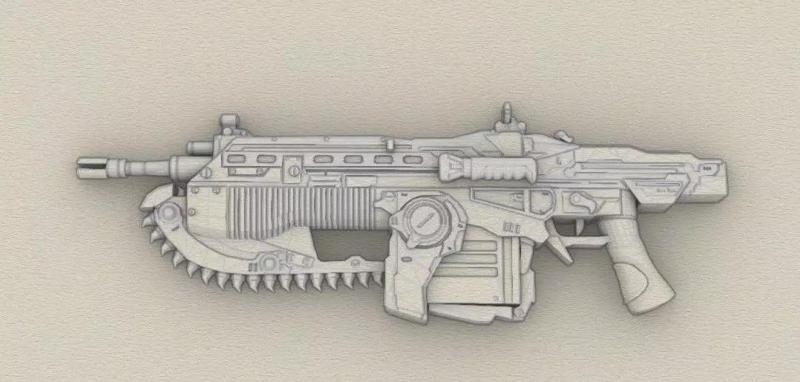 Mark 3 Lancer Gears of War