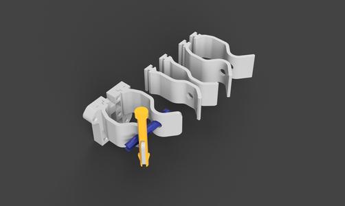 Modular Bike Holder, Wall-mount for MTB and Road bikes