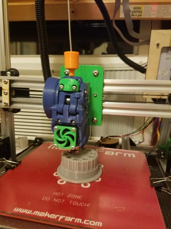 Makerfarm Pegasus xcarriage for Toranado extruder