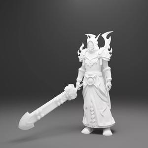 World of Warcraft Char with Razorfin Set and Catastrophe Edge