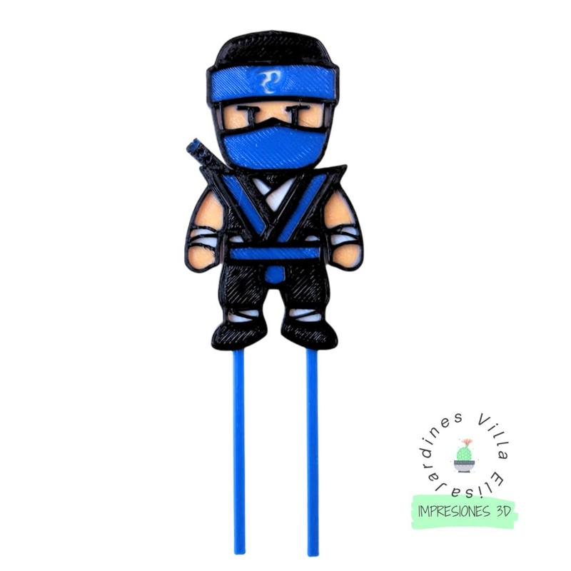 Ninja Kai Stumble Guys cake topper