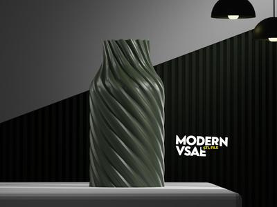 Stylish 3D Printed Vase Perfect for Flowers Decor