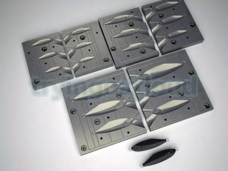 3-60 Gr  D TETRO Metal Jig Mold Packs
