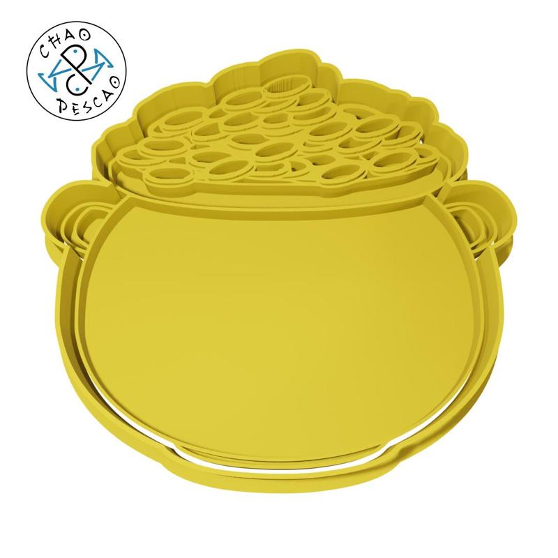 Gold Pot - Cookie Cutter - Fondant - Polymer Clay