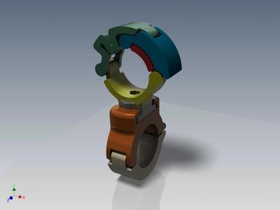 Bike light mount, with quick release