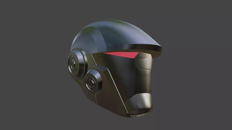Darak Helmet from Void Rivals - STL