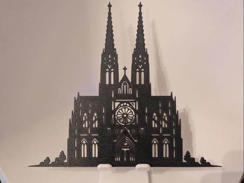 Cathedral Silhouette Wall Decor