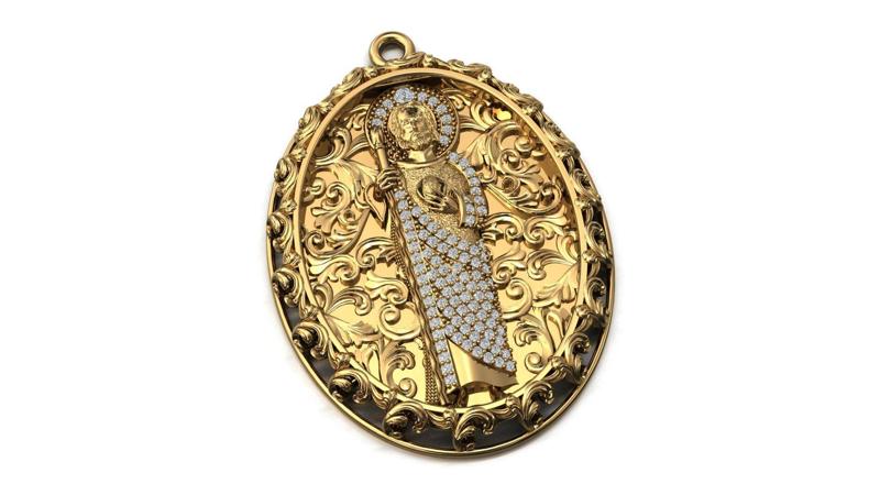 St. Jude Pendant – High Detail 3D Print Model (STL/3DM)