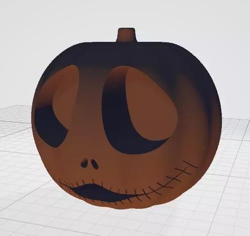 Calabaza pesadilla antes de navide