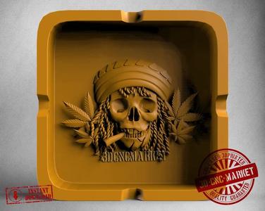 Skull Ashtray STL, Skull Ashtray 3d figure, stl, 3d printer STL files, 3d printing stl, best stl, STL files, stl file 3d printing