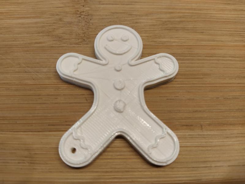 Gingerbread cookie keychain