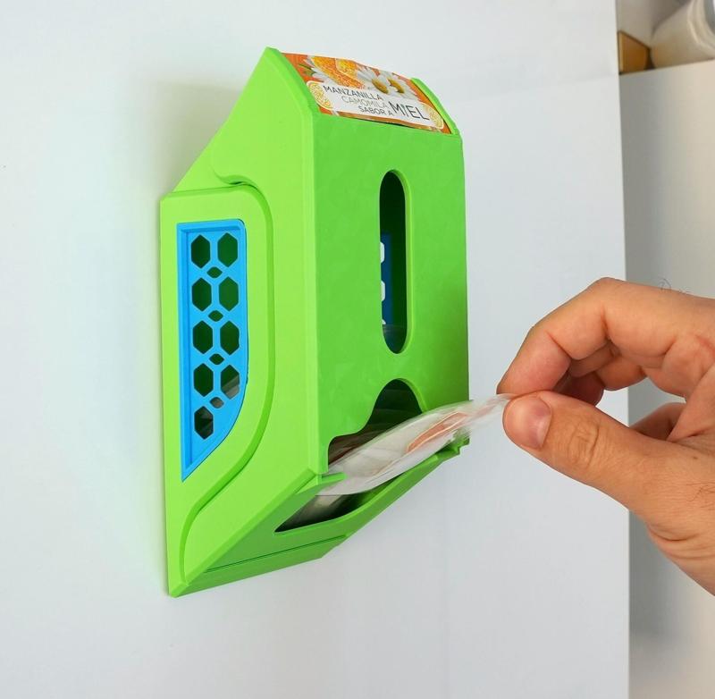 Tea Bag Dispenser(No glue /No hardware)