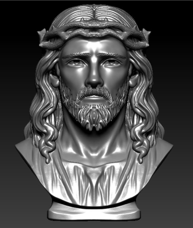 jesus of nazareth bust or face