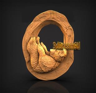 Teddy Bear STL model, CNC router engraver, artcam, aspire, cnc files, wood, art, wall decor, CNC
