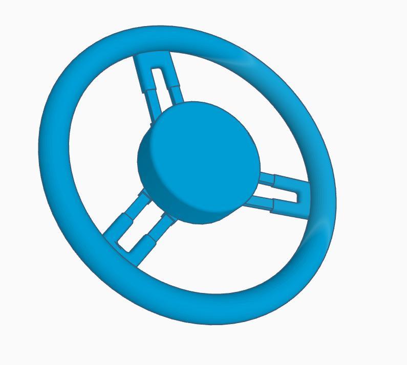 steeringwheel herbie nascar racing 1/24