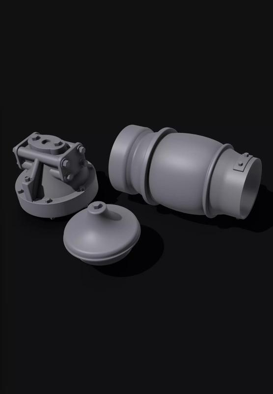 German Turbo Generator 3d Print live Steam