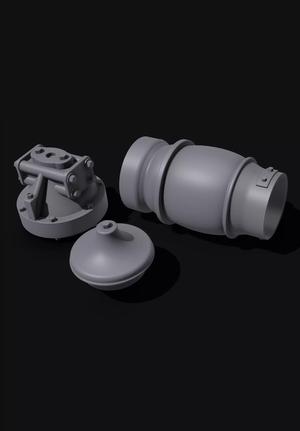 German Turbo Generator 3d Print live Steam