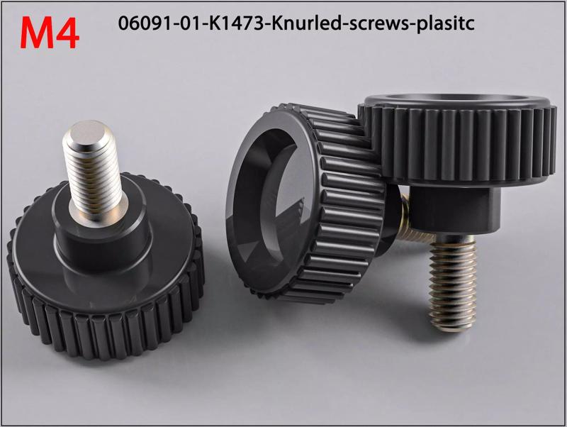 M4 Raendelschrauben-Kunststoff-Knurled-screws-plasitc