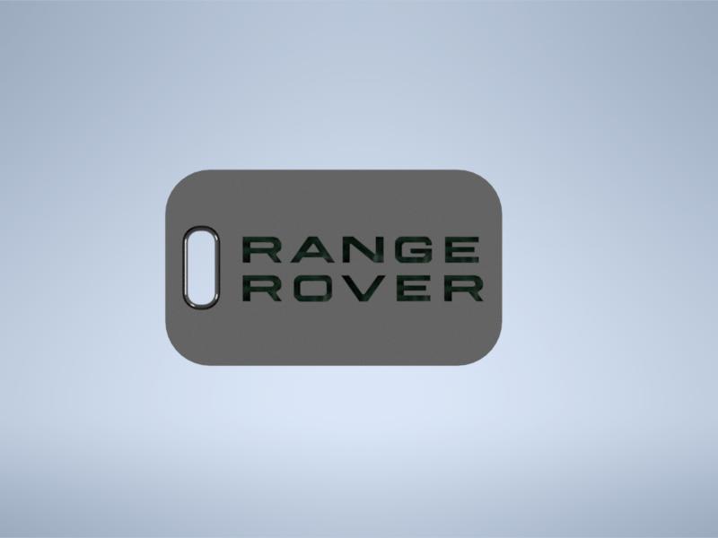 Range Rover logo emblem keychain keyring