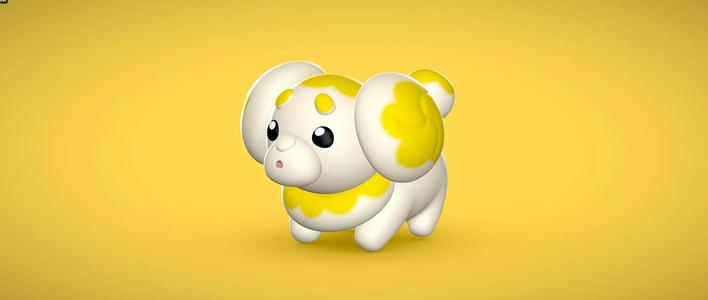 Fidough - 3D print - Pokemon Scarlet  Violet