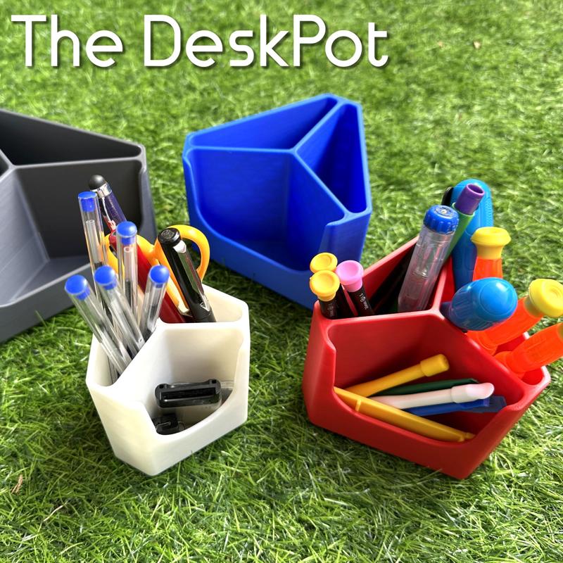 The DeskPot - A dapper pencil and tool holder for your desk
