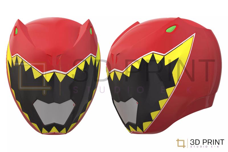 Power Rangers Dino Charge Red Ranger helmet