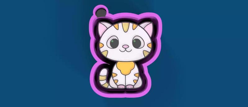 Fox Cat Versatile Mold freshie