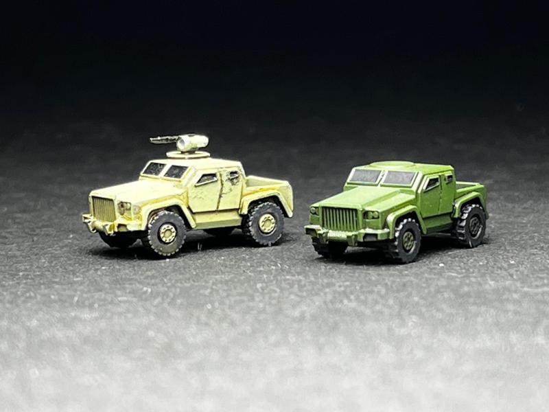 Light Tactical Vehicle LTV-1 with trailer