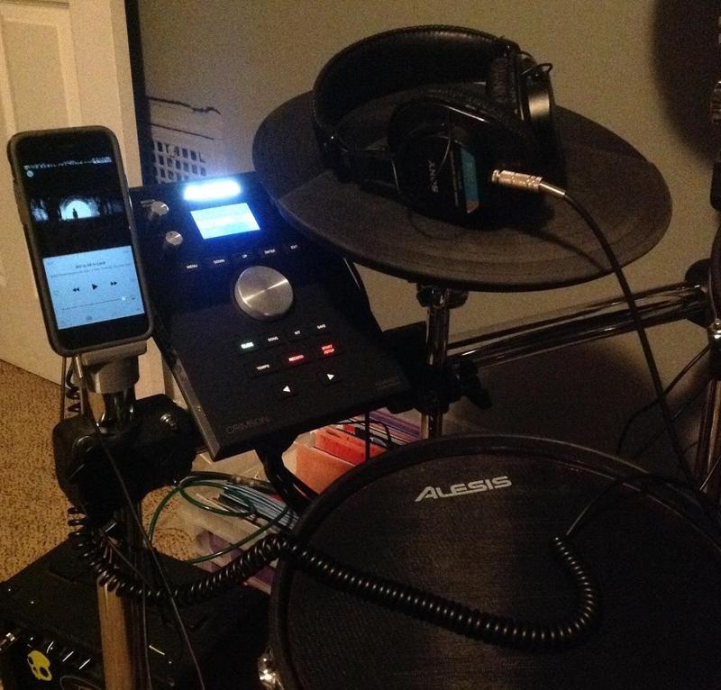 Alesis Crimson iPhone stand