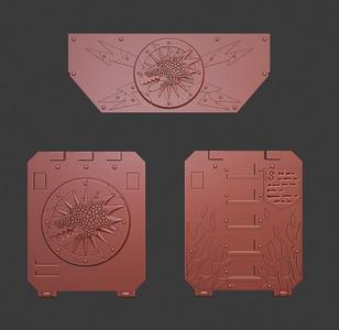 Salamanders Rhino Door and Frontal Ornaments