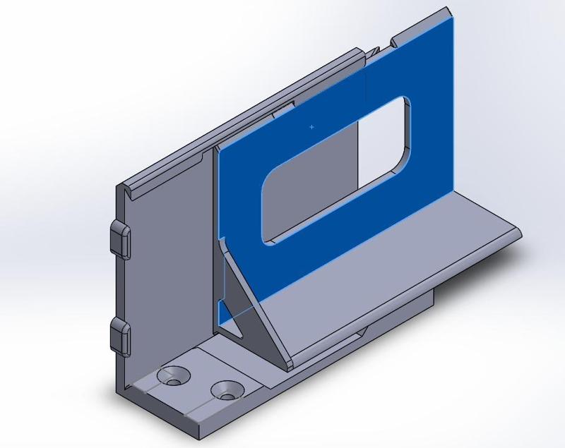 Sliding Vertical Pixhawk Mount
