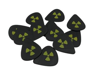 Guitar Pick with Radioactive