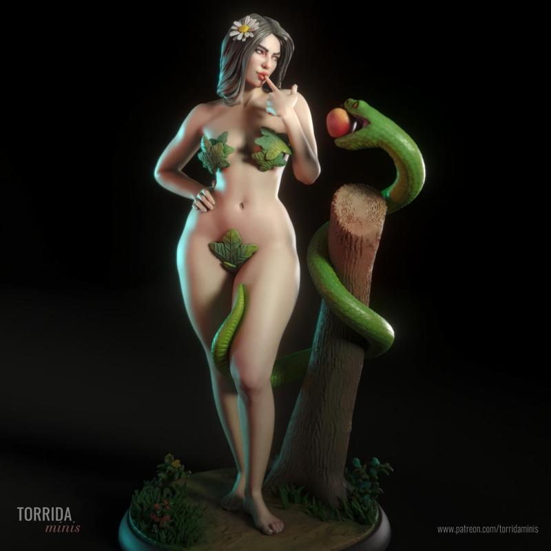 Eve and the snake