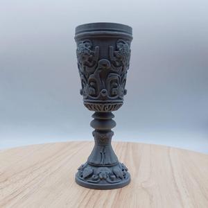 Gargoyle decorative figure, grinning