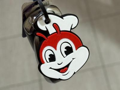 Jollibee Double Sided Keychain