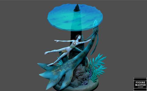 AVATAR KIRI VER2 WAY OF WATER STATUE 3D 3D PRINT