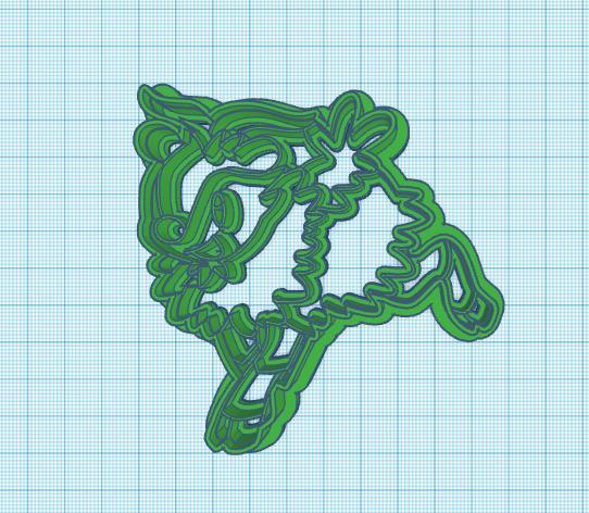 Pokemon: Skiddo Cookie Cutter