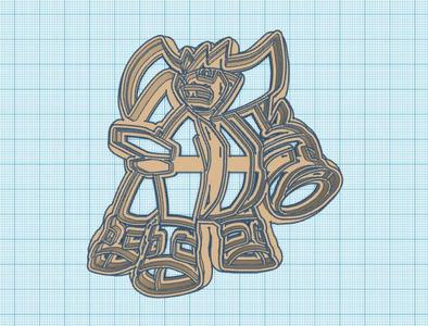 Pokemon: Terrakion Cookie Cutter