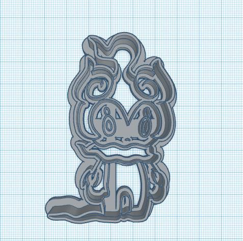 Pokemon: Marshadow Cookie Cutter