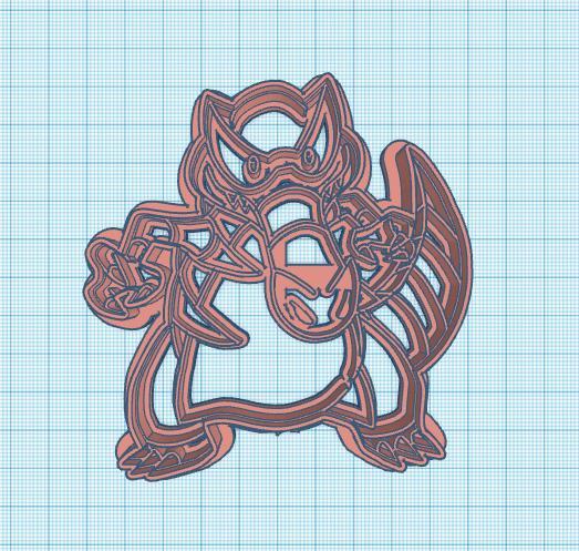 Pokemon: Krookodile Cookie Cutter