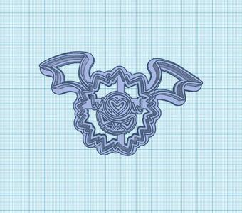 Pokemon: Woobat Cookie Cutter